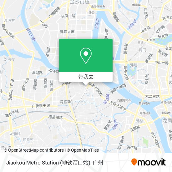 Jiaokou Metro Station (地铁滘口站)地图