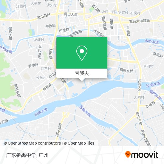 广东番禺中学地图