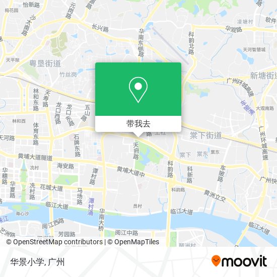 华景小学地图