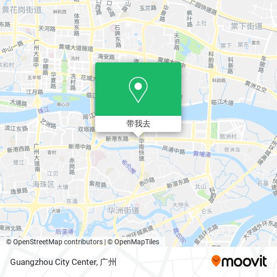Guangzhou City Center地图