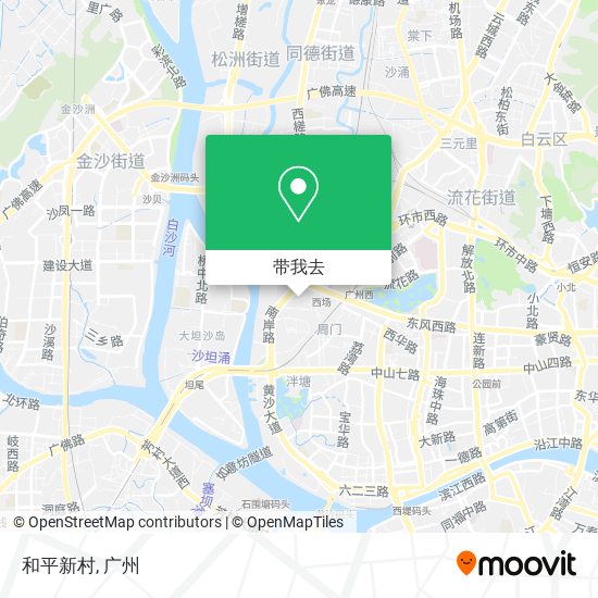和平新村地图
