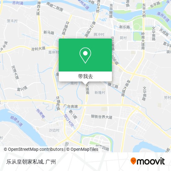 乐从皇朝家私城地图