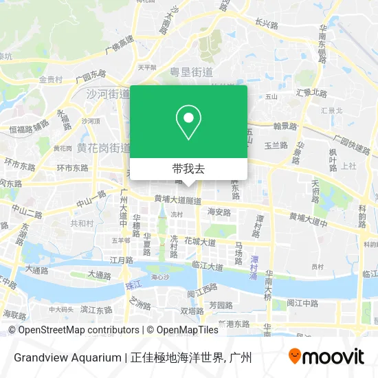 Grandview Aquarium | 正佳極地海洋世界地图