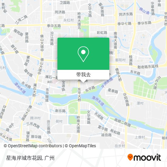 星海岸城市花园地图
