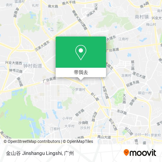 金山谷 Jinshangu Lingshi地图