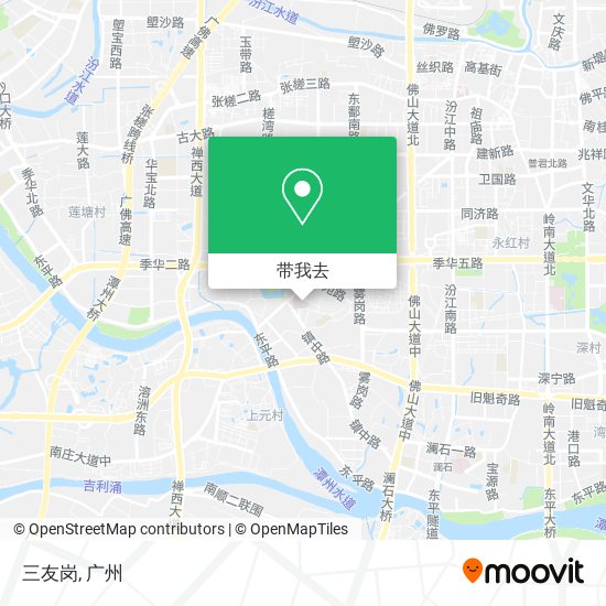 三友岗地图