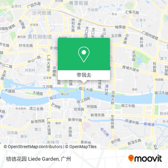 猎德花园 Liede Garden地图
