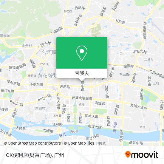 OK便利店(财富广场)地图