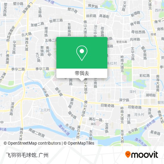 飞羽羽毛球馆地图