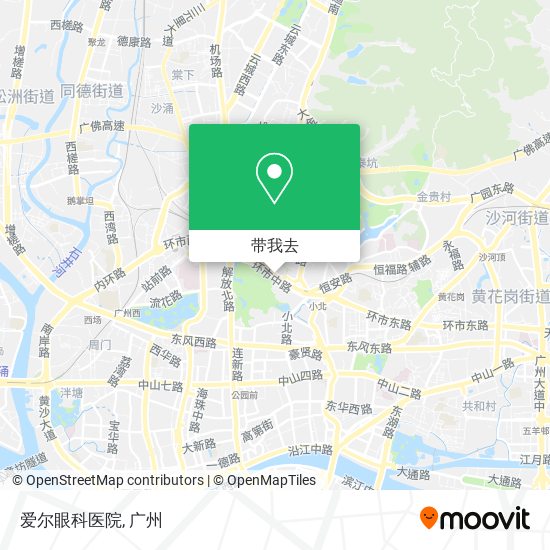 爱尔眼科医院地图