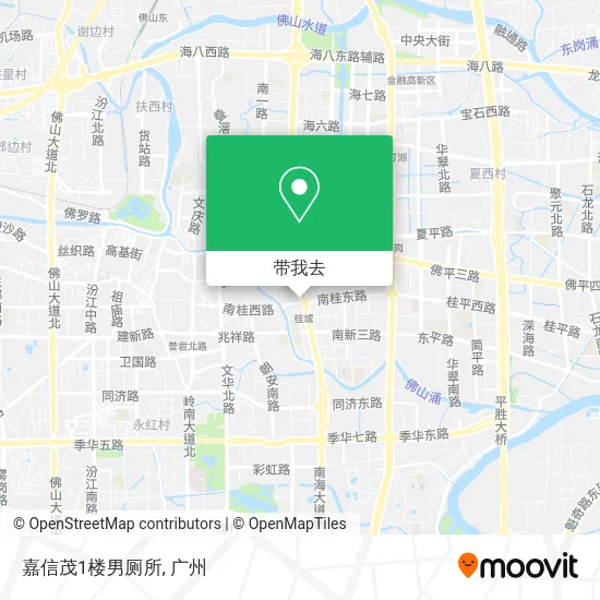 嘉信茂1楼男厕所地图