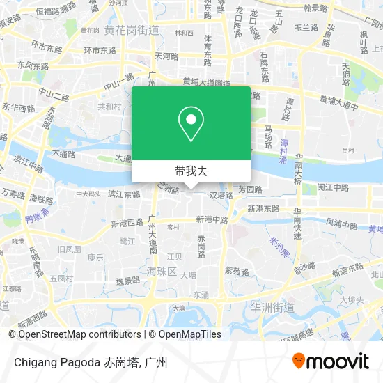 Chigang Pagoda 赤崗塔地图