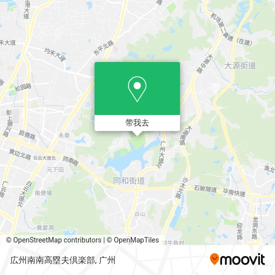 広州南南高塁夫倶楽部地图
