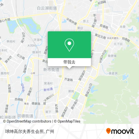 球绅高尔夫养生会所地图