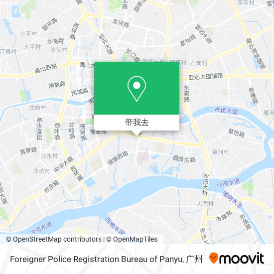 Foreigner Police Registration Bureau of Panyu地图