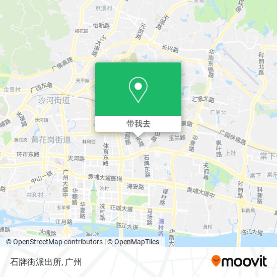 石牌街派出所地图