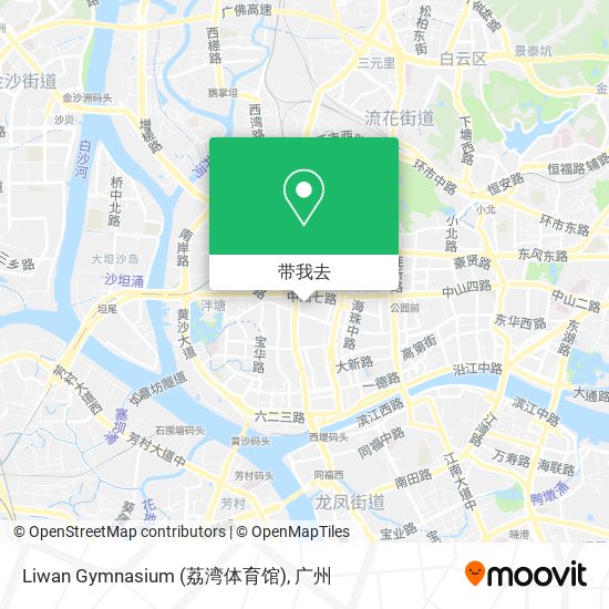 Liwan Gymnasium (荔湾体育馆)地图