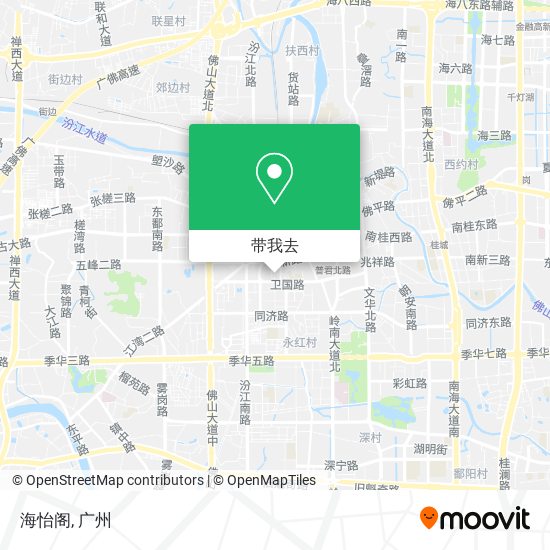 海怡阁地图