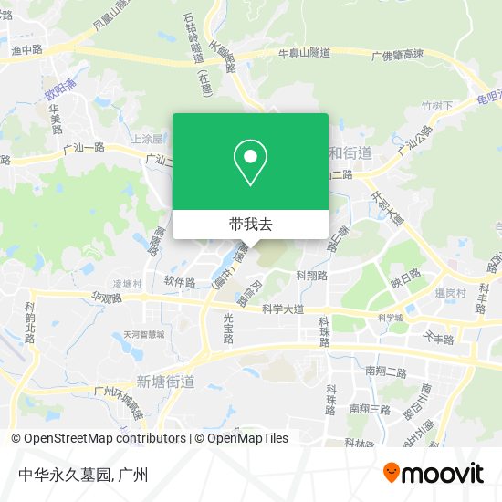 中华永久墓园地图