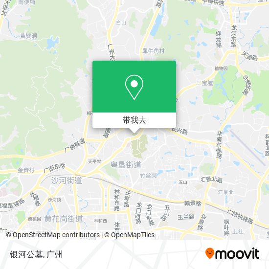 银河公墓地图