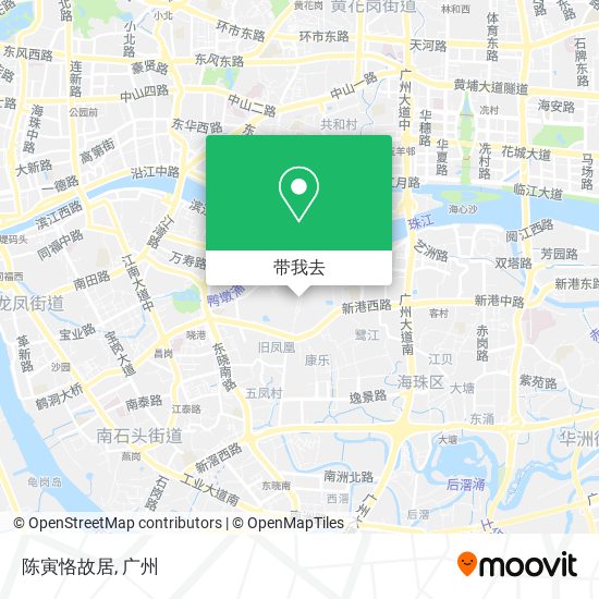 陈寅恪故居地图