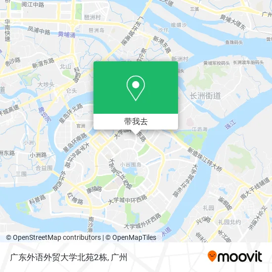 广东外语外贸大学北苑2栋地图