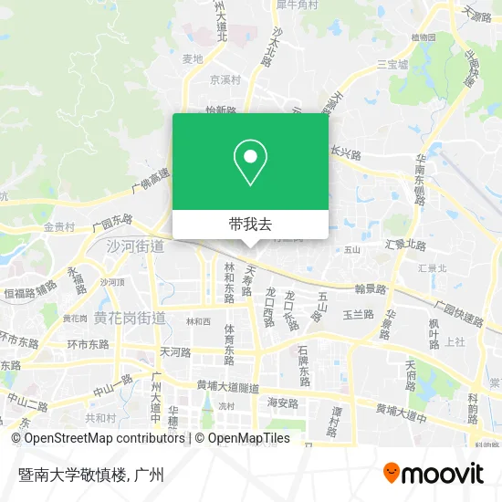 暨南大学敬慎楼地图