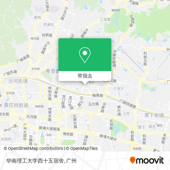 华南理工大学西十五宿舍地图