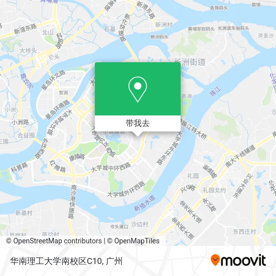 华南理工大学南校区C10地图