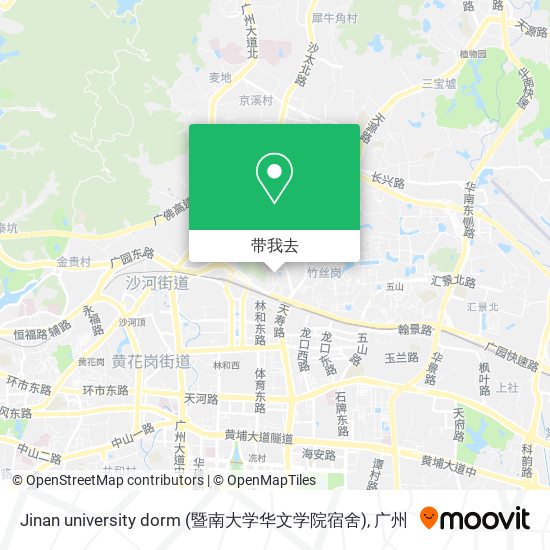 Jinan university dorm (暨南大学华文学院宿舍)地图
