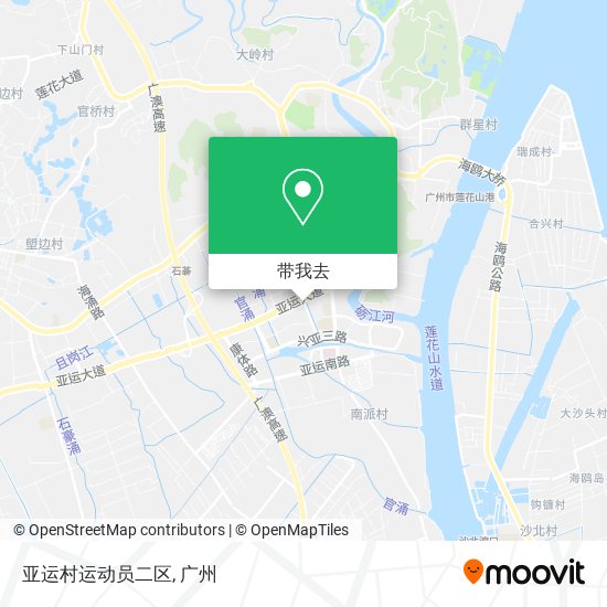 亚运村运动员二区地图