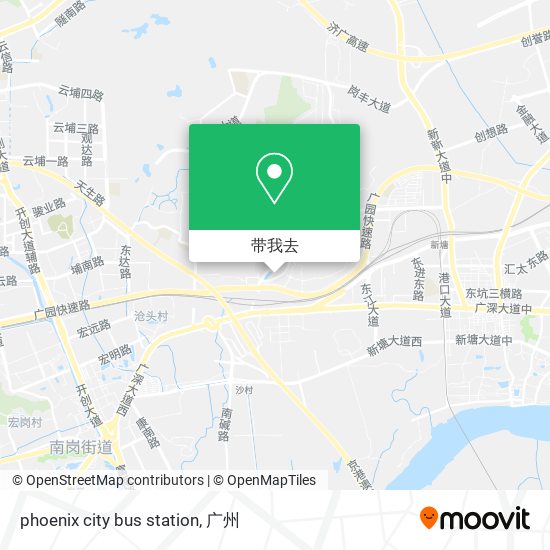 phoenix city bus station地图