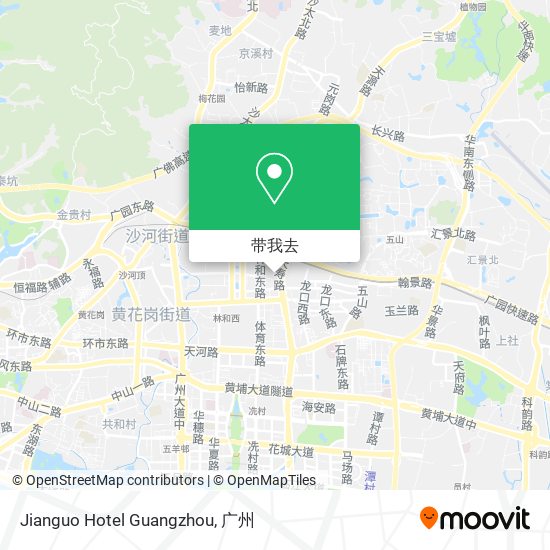 Jianguo Hotel Guangzhou地图