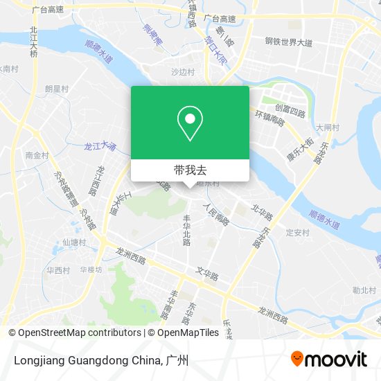 Longjiang Guangdong China地图