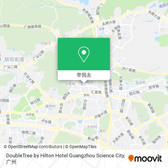 DoubleTree by Hilton Hotel Guangzhou Science City地图