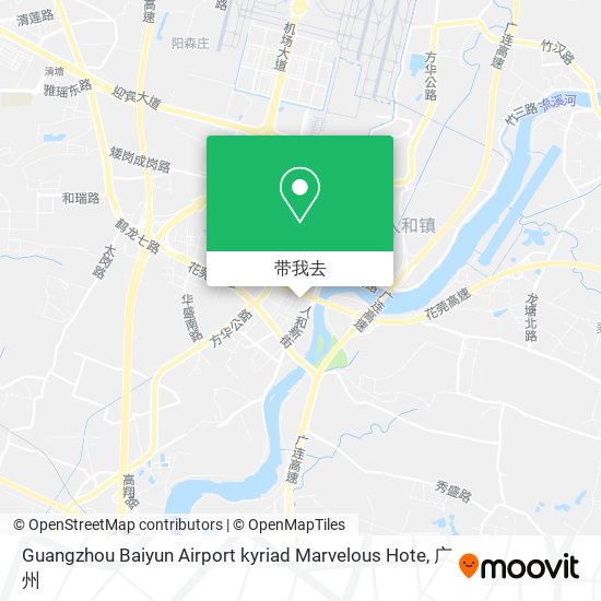 Guangzhou Baiyun Airport kyriad Marvelous Hote地图