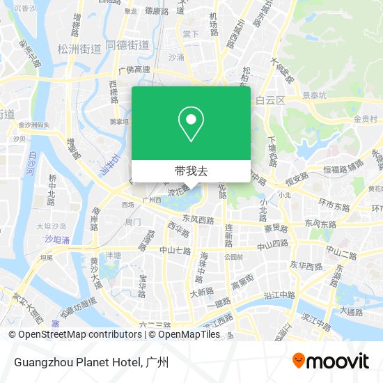 Guangzhou Planet Hotel地图