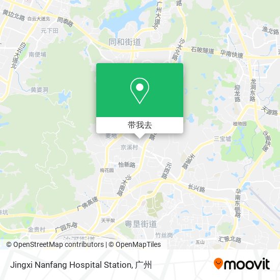 Jingxi Nanfang Hospital Station地图