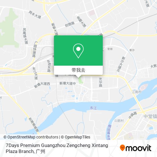 7Days Premium Guangzhou Zengcheng Xintang Plaza Branch地图