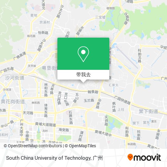 South China University of Technology地图