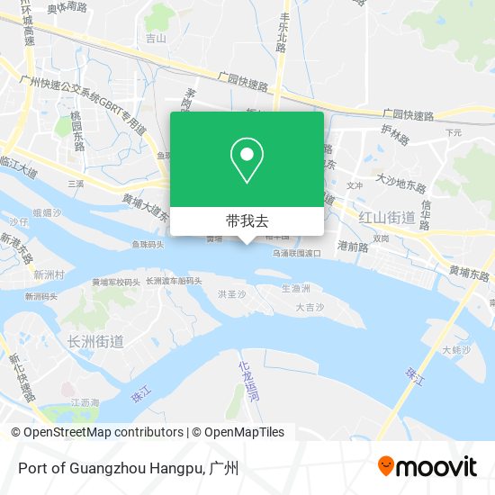 Port of Guangzhou Hangpu地图