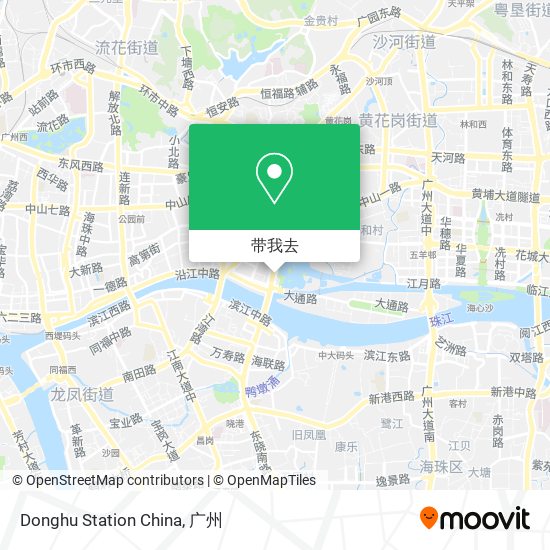 Donghu Station China地图
