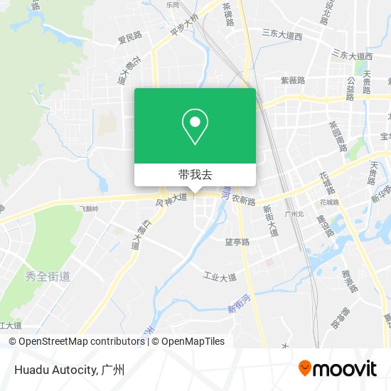 Huadu Autocity地图