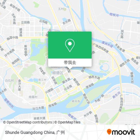 Shunde Guangdong China地图