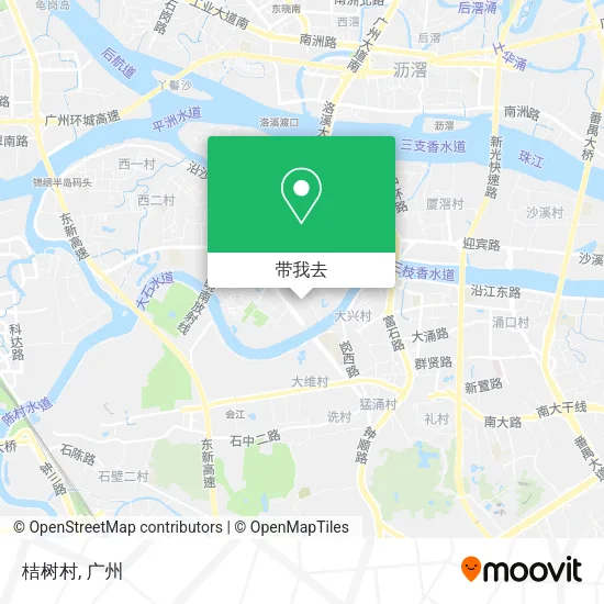 桔树村地图