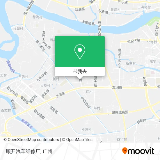 顺开汽车维修厂地图