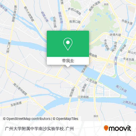 广州大学附属中学南沙实验学校地图