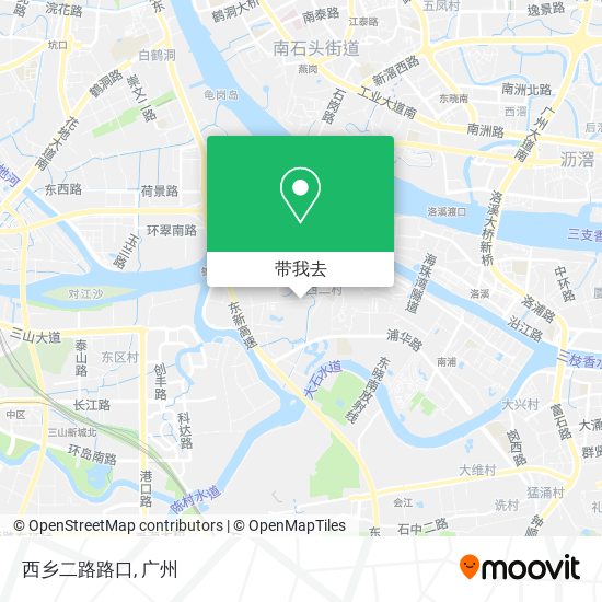 西乡二路路口地图