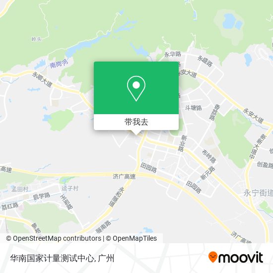 华南国家计量测试中心地图