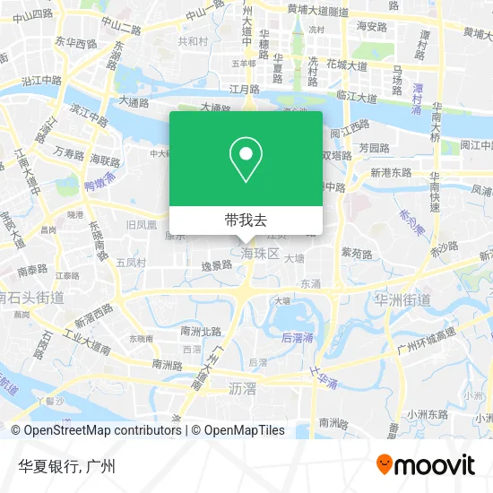 华夏银行地图